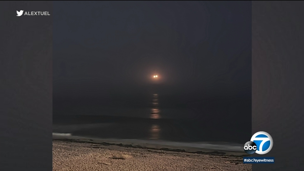 Mysterious glowing lights spotted in San Diego sky