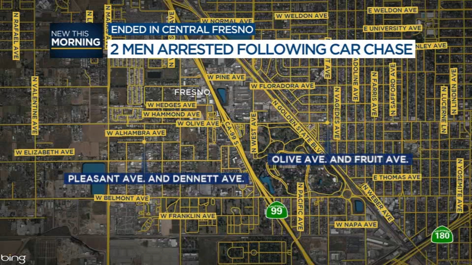 2 arrested after chase in central Fresno, deputies say - ABC30 Fresno