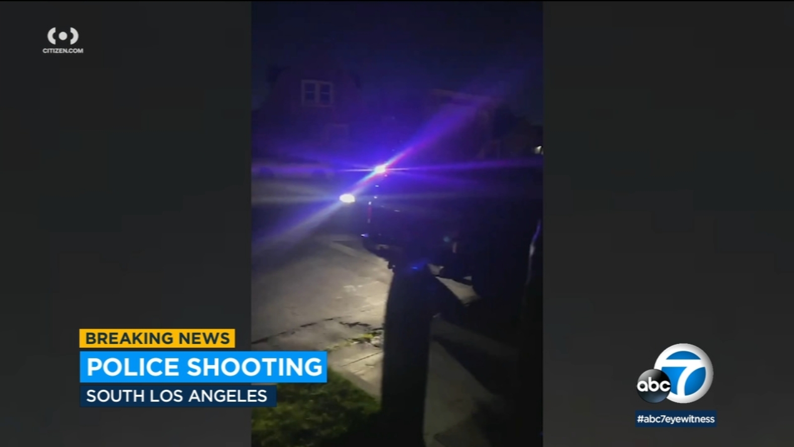 1 wounded in LAPD officer-involved shooting in South Los Angeles - ABC7 ...