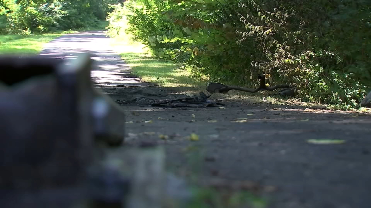 Police: Body found inside trunk of burned vehicle in Fox Chase
