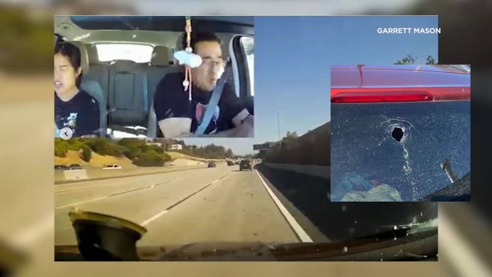 Couple opens up about I-580 shooting as bullet shoots through car