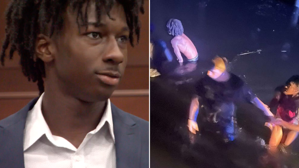 Mississippi teen reunites with girls he rescued from river