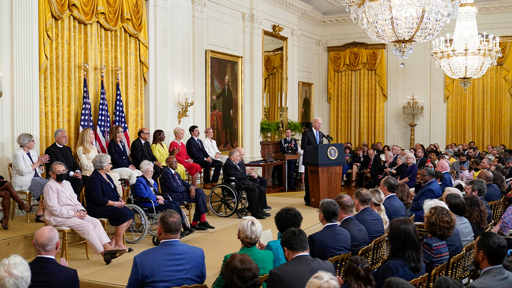 Biden begins honoring 17 people with the Medal of Freedom