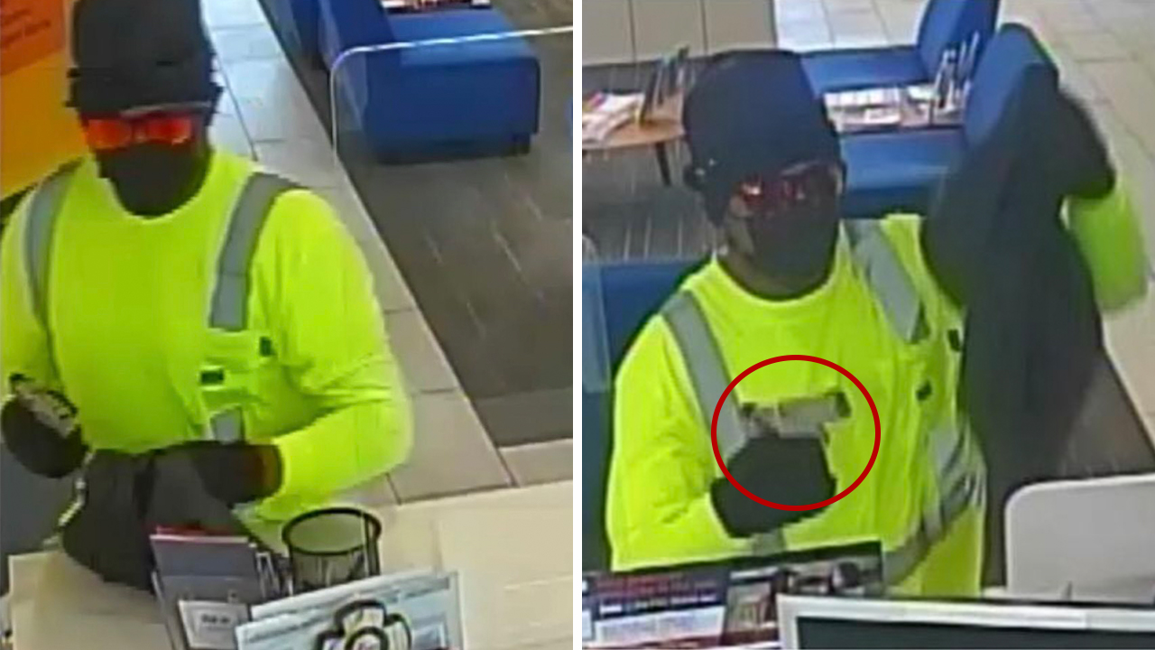 Man accused of robbing Friendswood bank in reflective clothing