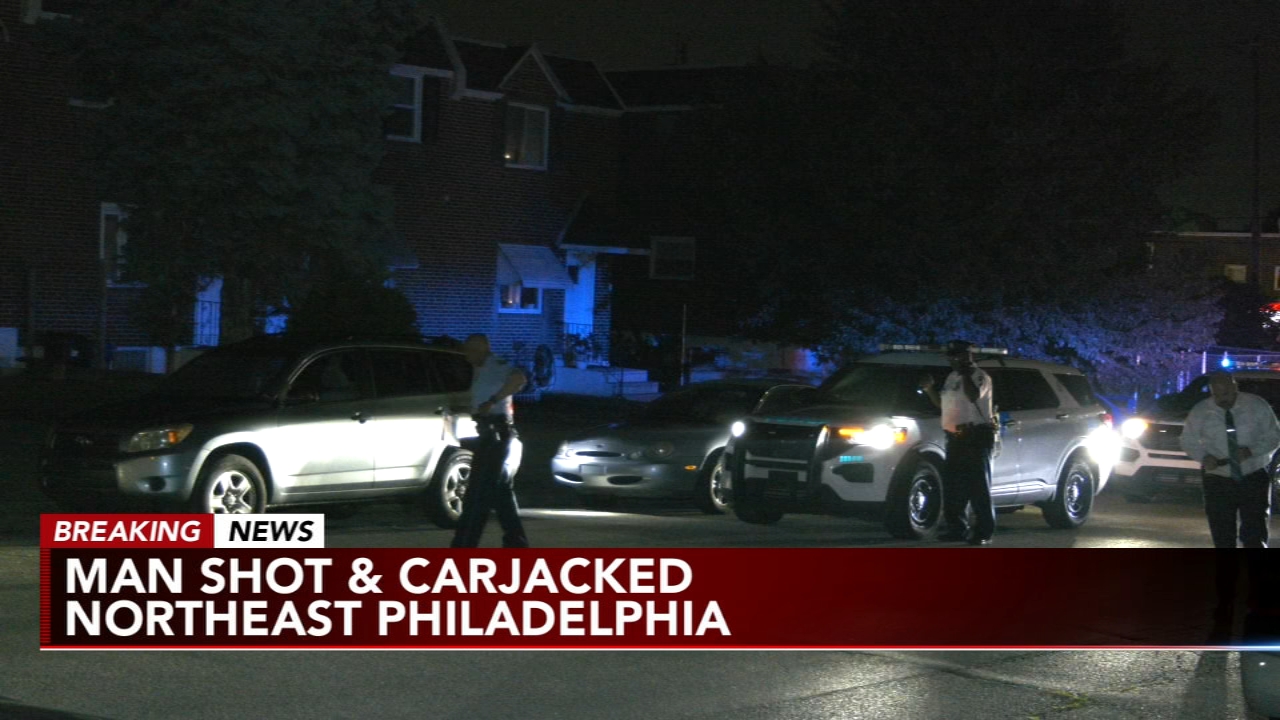 Man shot during carjacking in Northeast Philadelphia