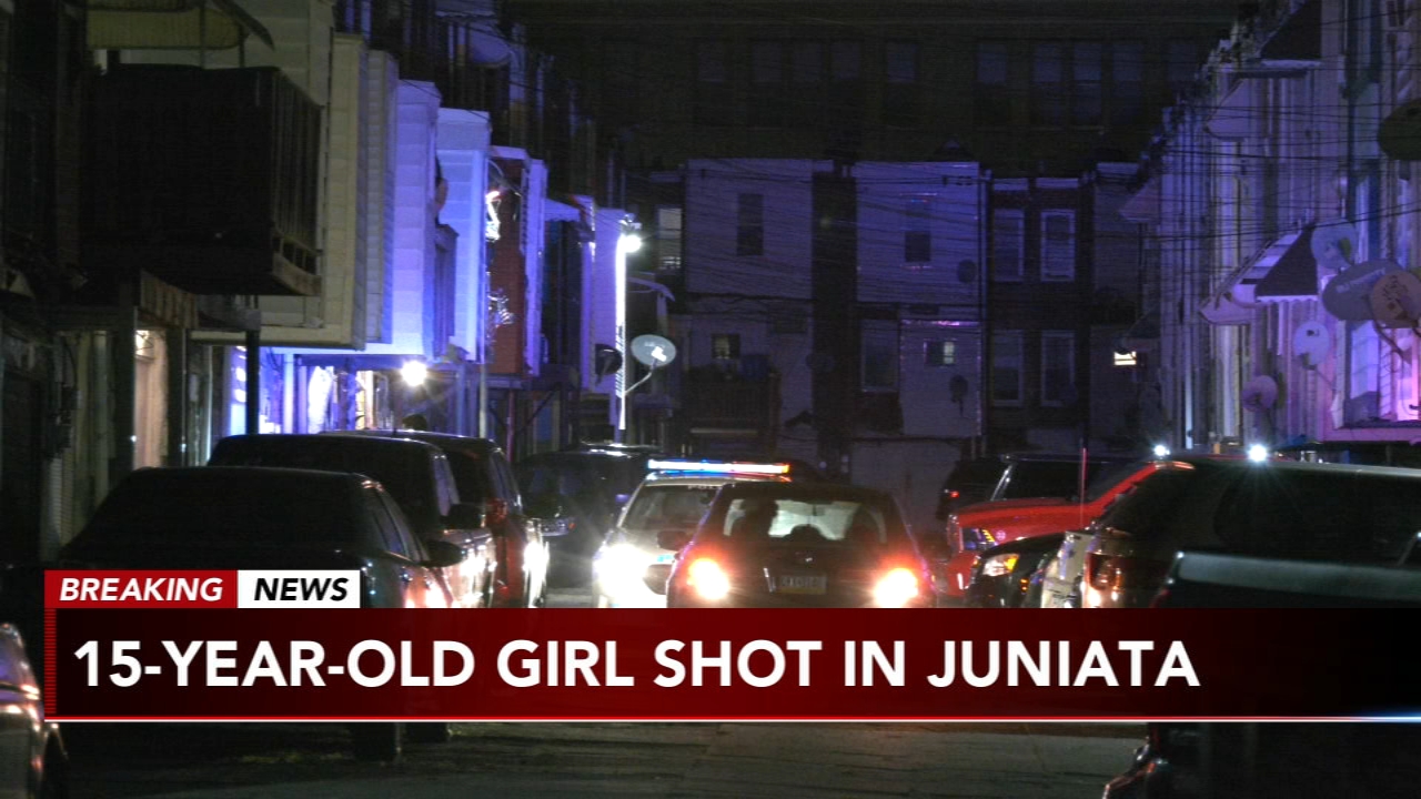 15-year-old girl hospitalized after being shot in the city's Juniata section