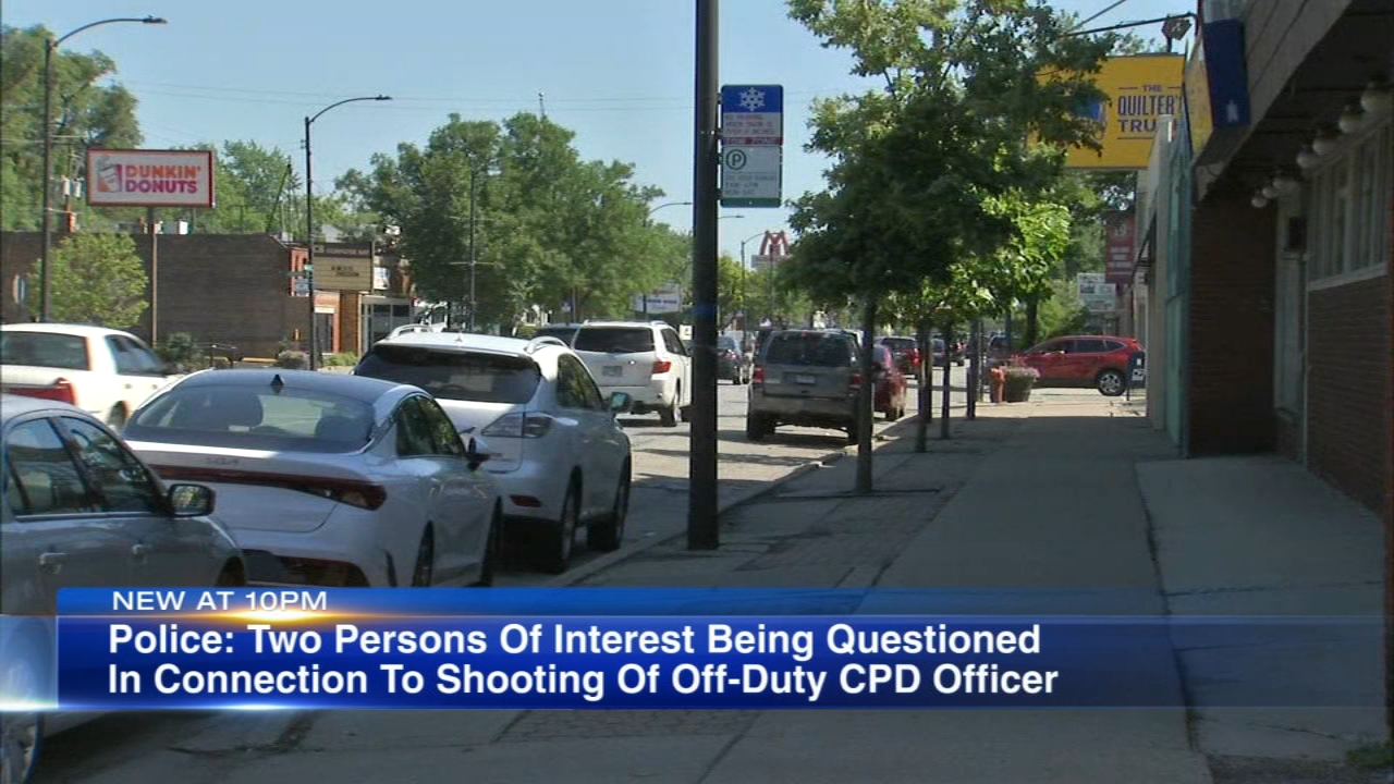 2 being questioned after off-duty CPD officer shot in Beverly: police