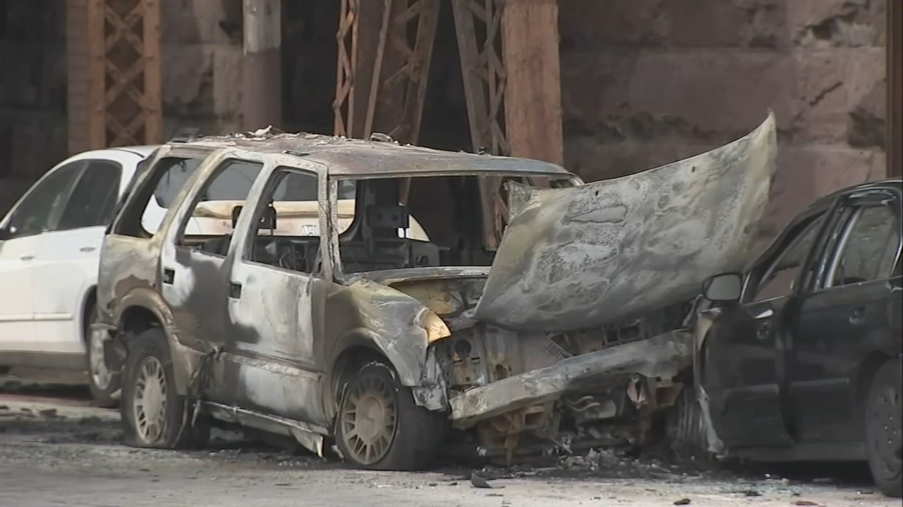 Police: Fender bender leads to shooting, fiery crash in Philadelphia