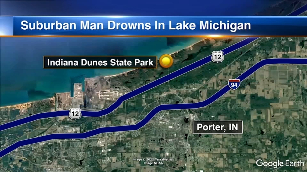 Woodridge man dies after being pulled from lake near Indiana beach