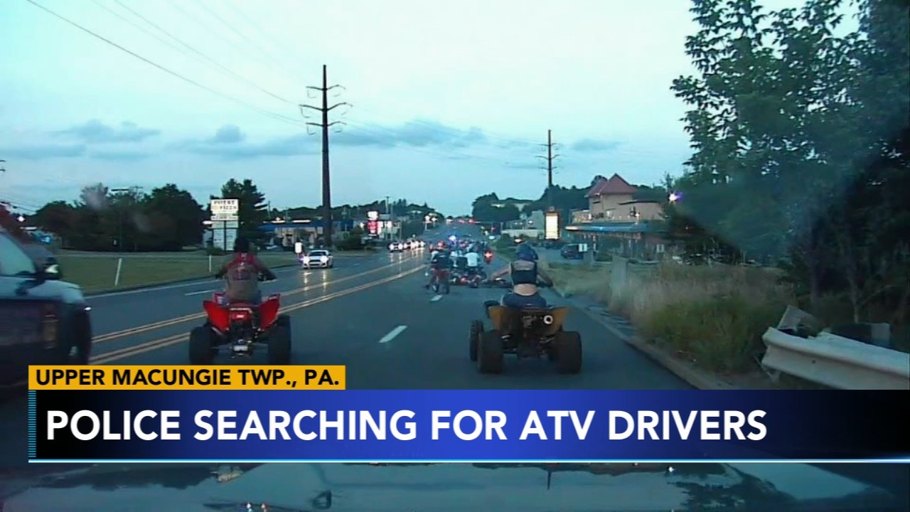 Dozens of ATVs flood interstate highway, cause crash