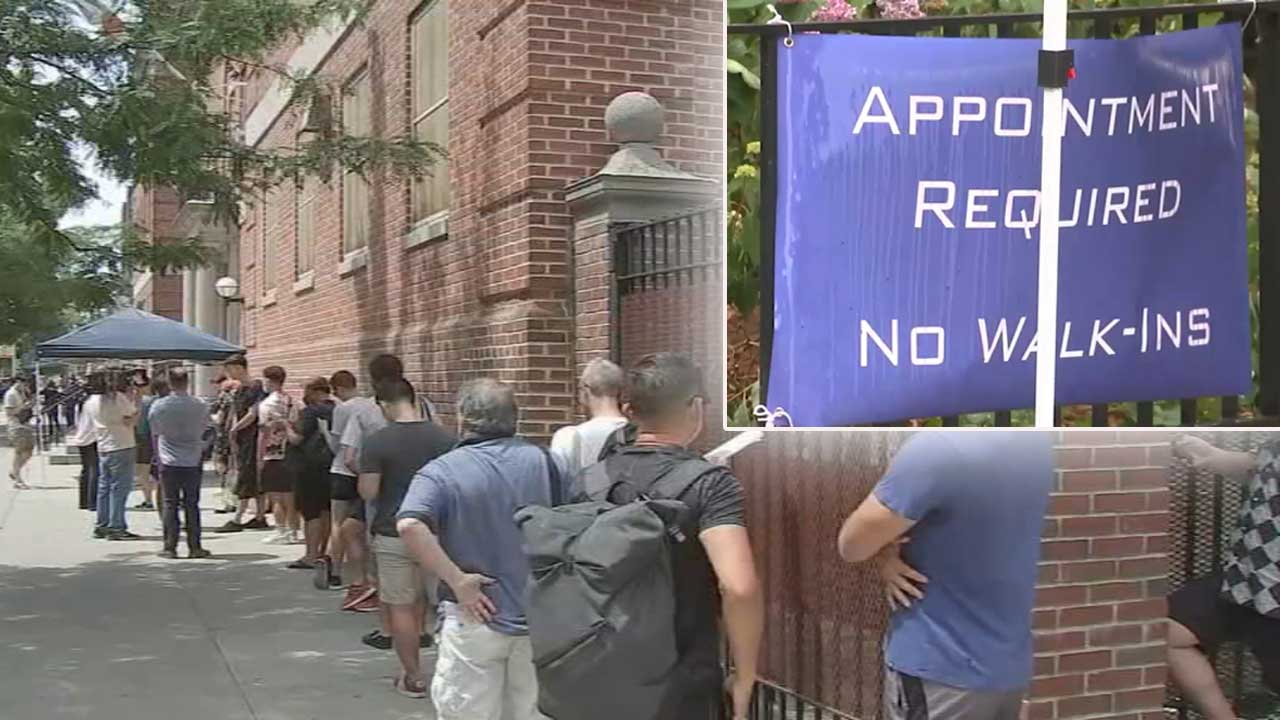 NYC monkeypox vaccination website crashes as cases rise