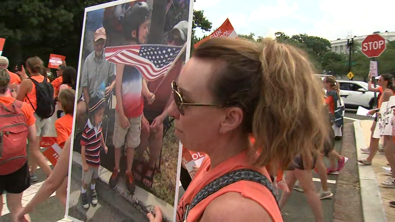 Highland Park survivors rally in DC for stricter gun laws