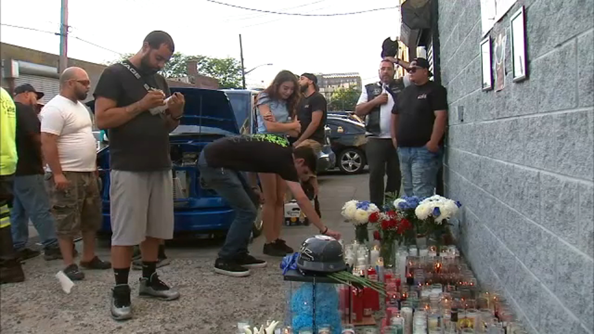 Vigil held for man found fatally shot inside pickup truck on NYC bridge