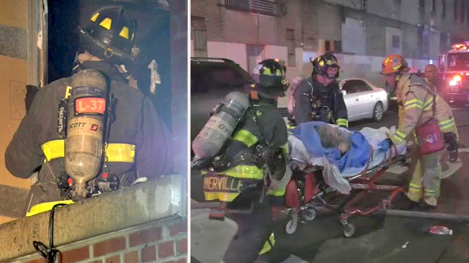 Bronx fire: 4 people hurt after fire tears through apartment building ...