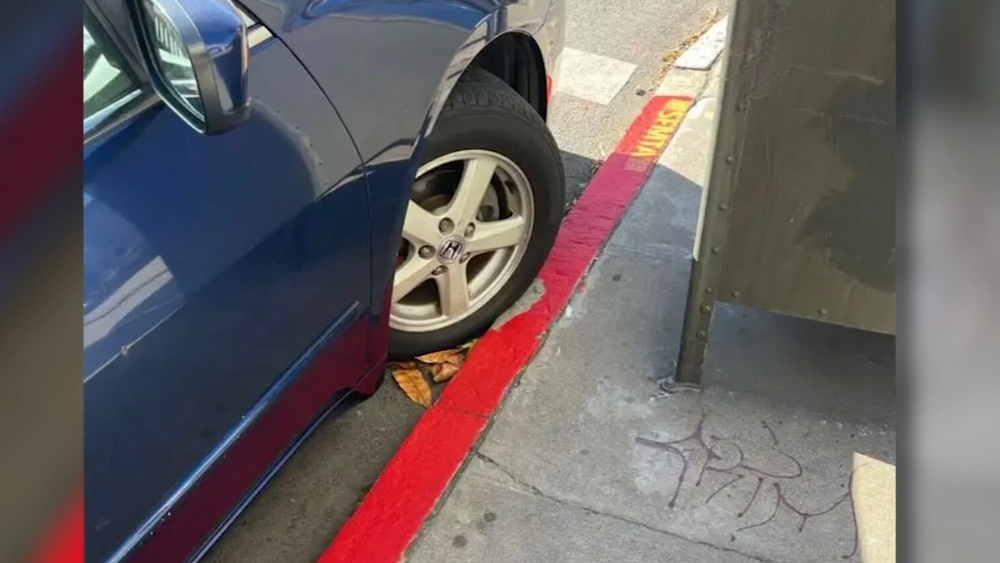 SF man gets red zone parking ticket after curb was repainted