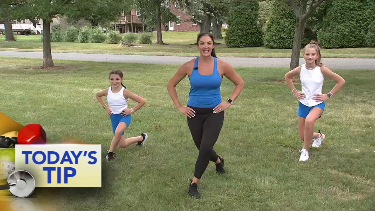 Curtsy into lateral lunge - Today's Tip