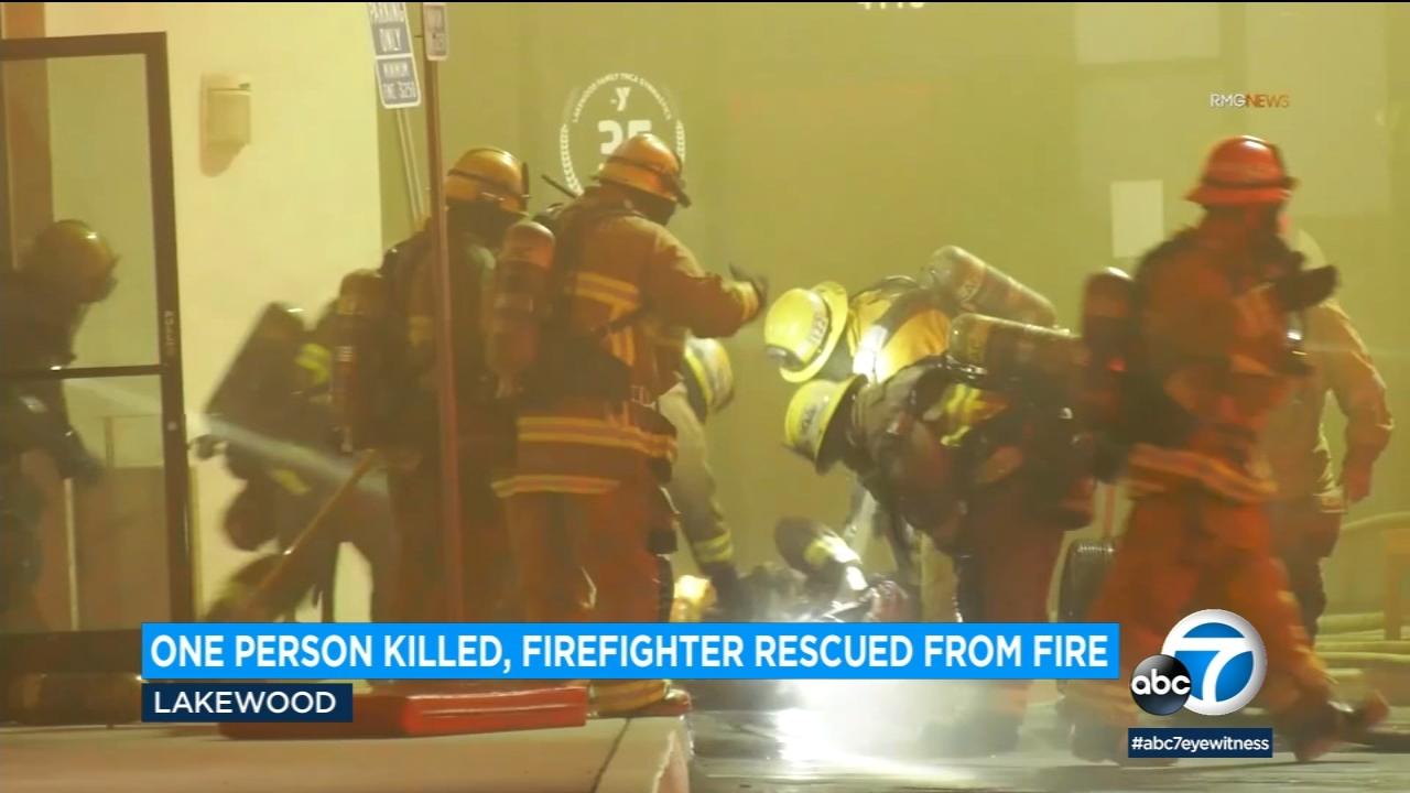 Man killed, firefighter rescued from Lakewood building fire