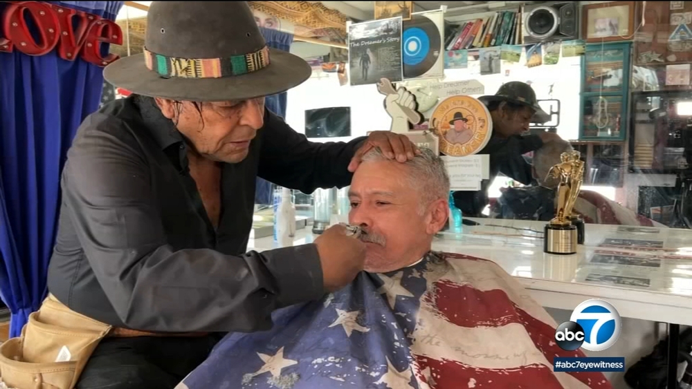 Meet Dreamer: The barber helping LA veterans heal through haircuts