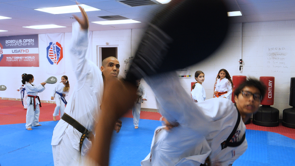 Taekwondo instructor defies the odds