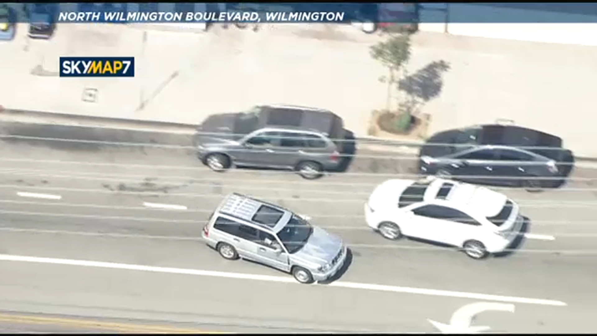 Driver swerves into oncoming traffic in Wilmington during chase