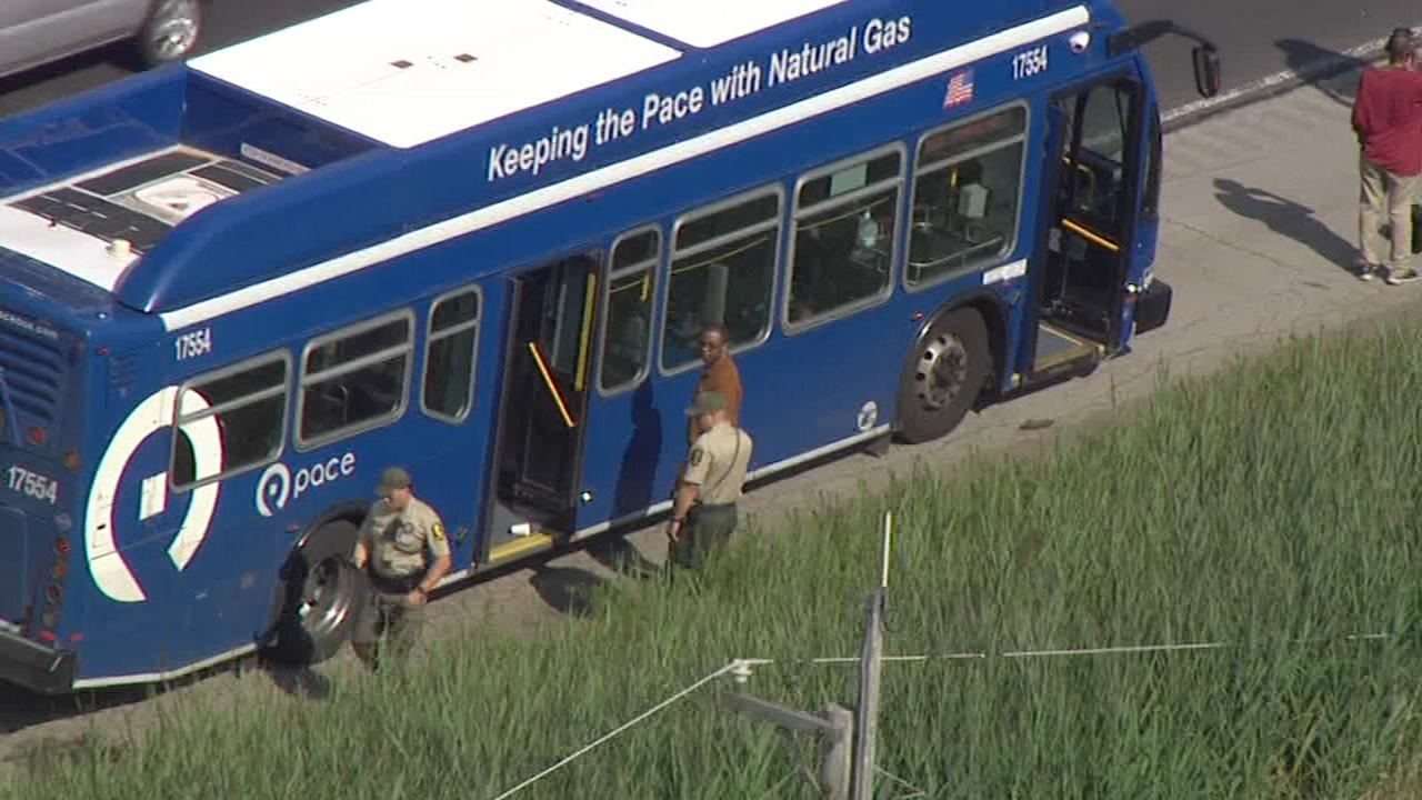 Shots fired during fight on Pace bus on Bishop Ford Expressway
