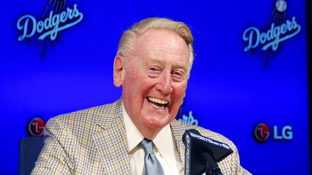 Tributes pour in for Dodgers icon Vin Scully
