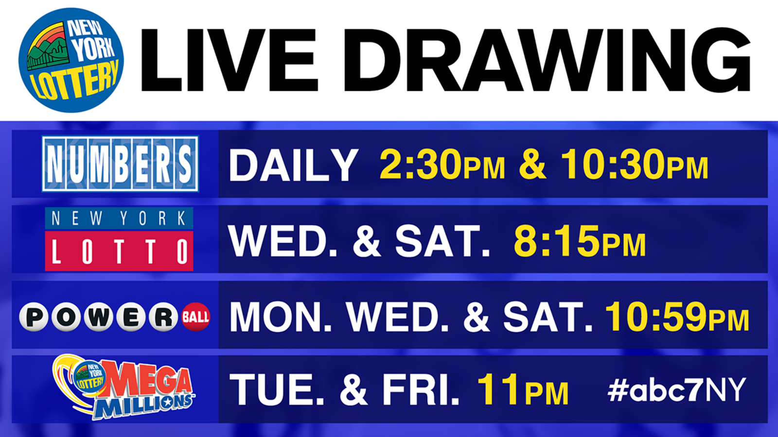 Lotto draw live deals tv