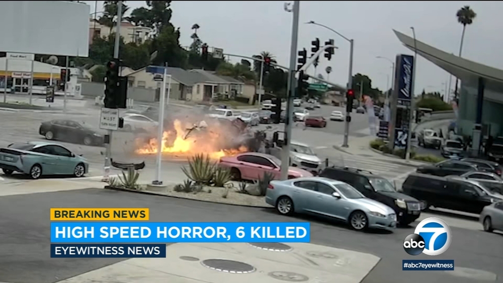 Video shows horrific Windsor Hills crash that left 6 dead, 7 injured