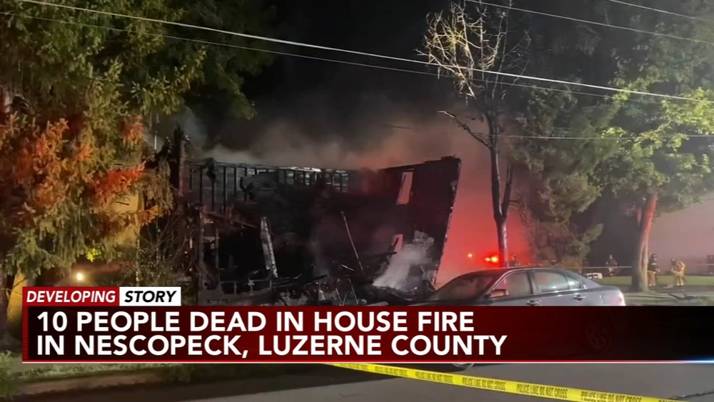 7 adults, 3 kids dead in Pa. house fire; criminal probe underway