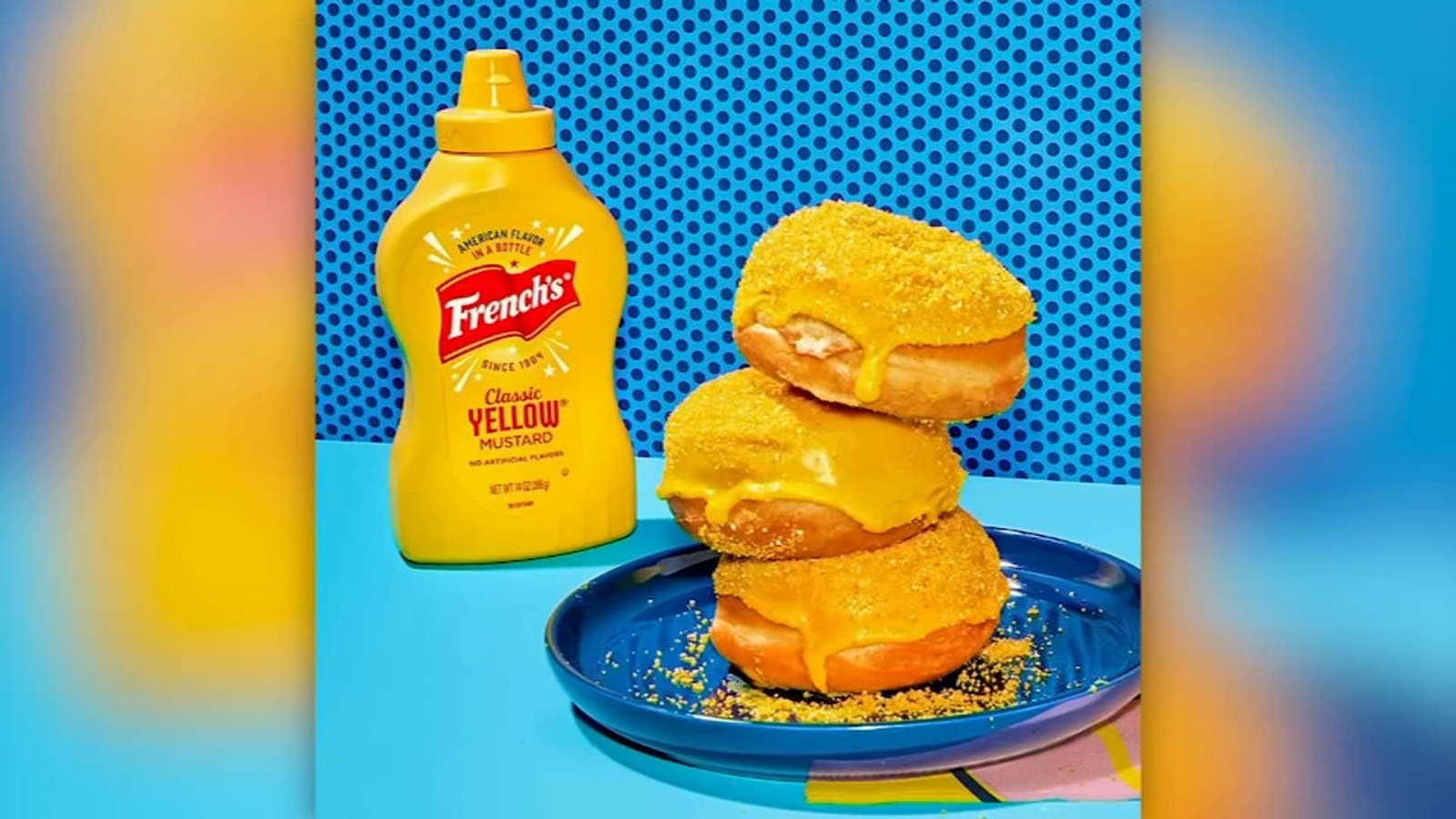 French's shares mustardflavored donut recipe, partners with Dough Doughnuts NYC for National