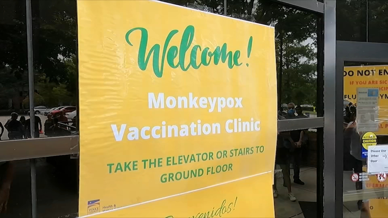 Wake County Public Health Center holds first Monkeypox vaccine clinic