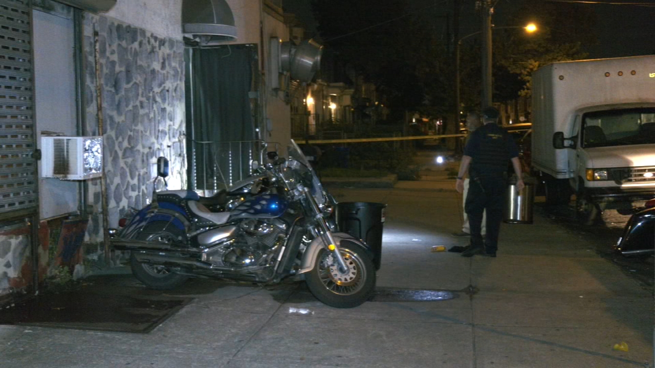 Suspect sought after man shot and killed outside motorcycle club in Southwest Philadelphia