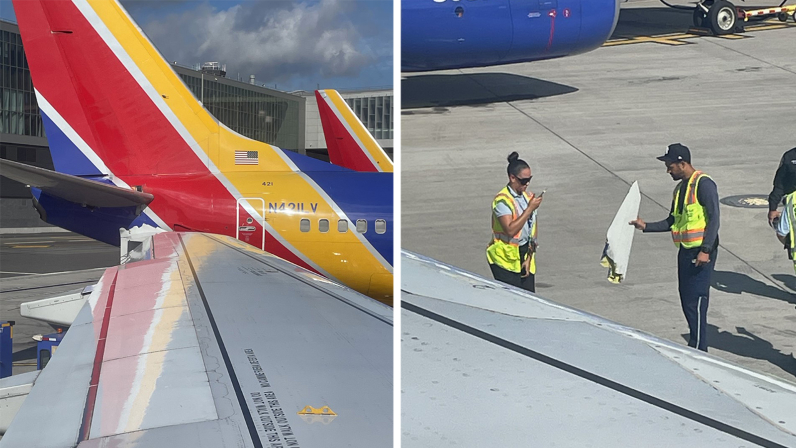 JetBlue plane clips wingtip of Southwest jet at LaGuardia Airport in New York City, FAA says