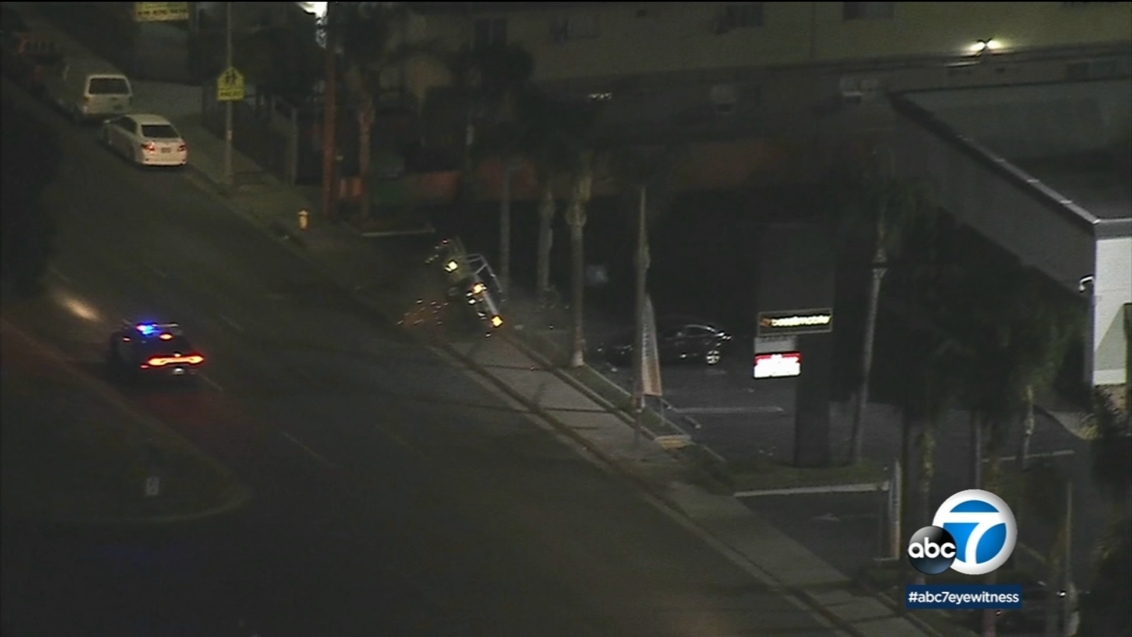 Chase of assault suspect ends with PIT maneuver in North Hills area ...