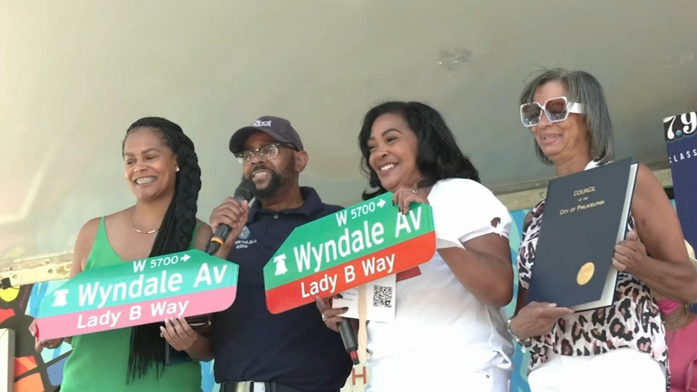 City renames Wynnefield block "Lady B Way" after hip hop icon
