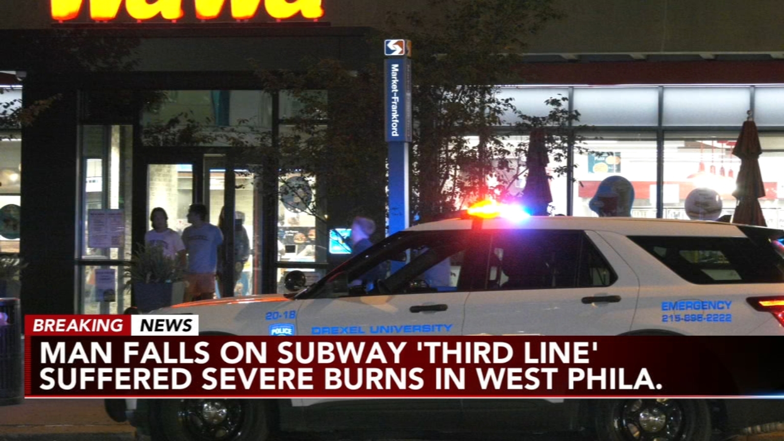 Man electrocuted after falling onto SEPTA train tracks in West