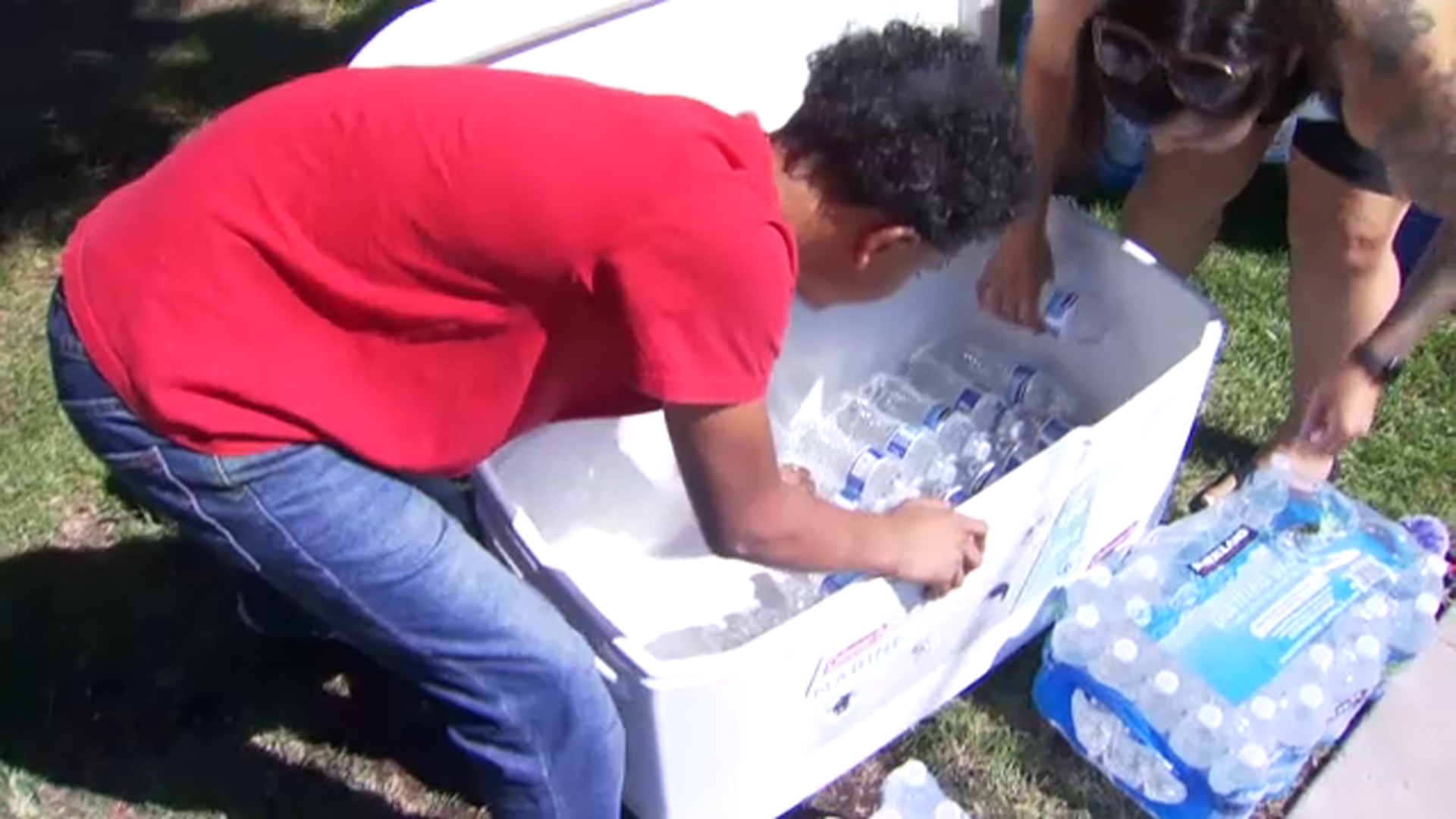 12-year-old boy spends birthday handing out water bottles in Fresno
