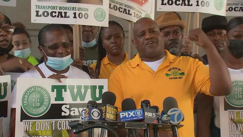 Demanding justice: TWU, mom rally for subway cleaner brutally beaten