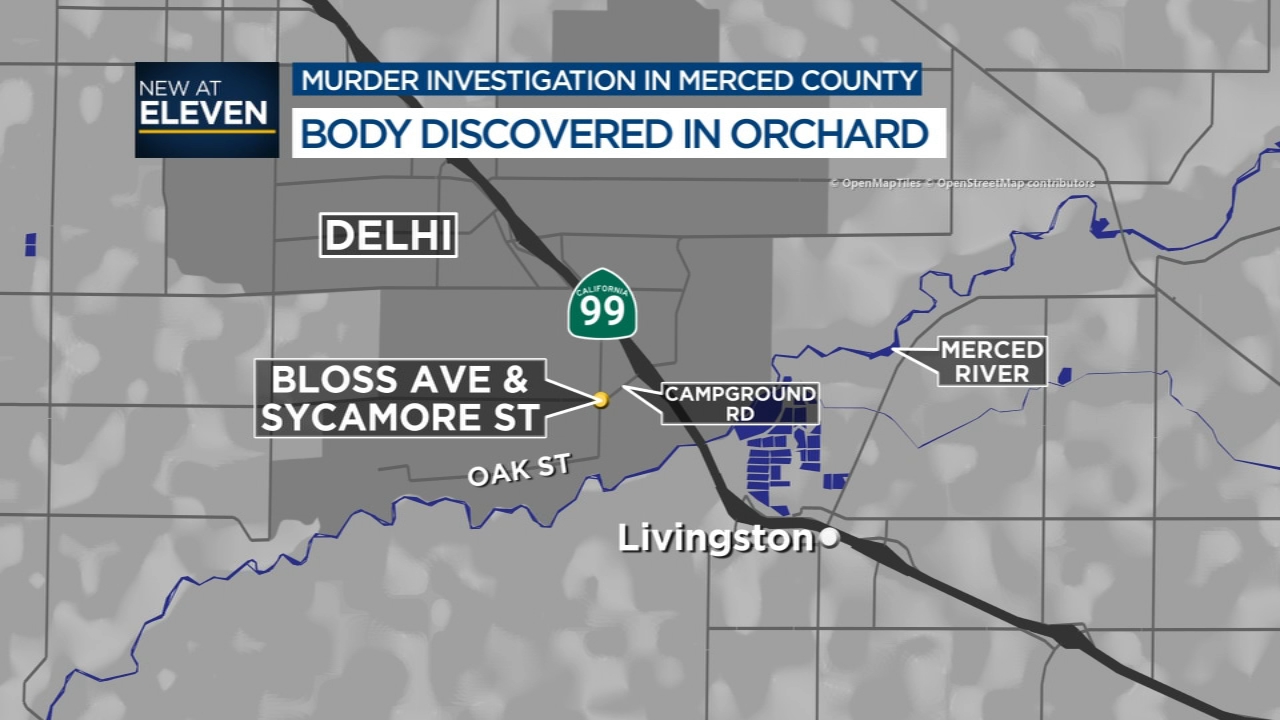 Man found murdered in Merced County orchard