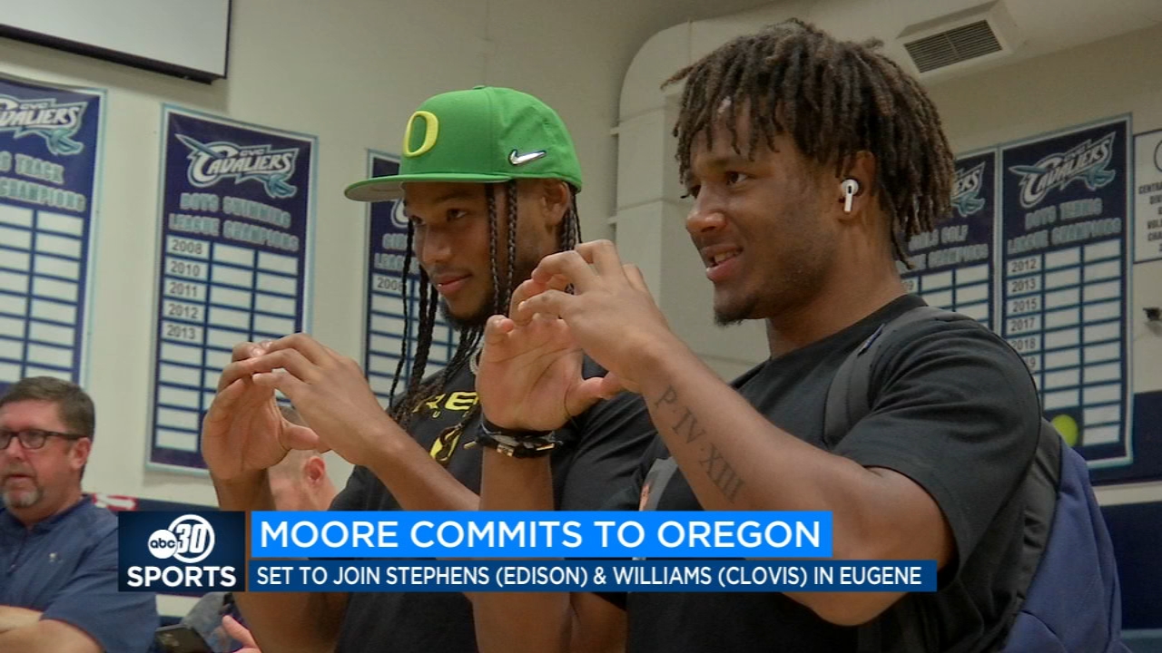 'Dream come true': CVC's Jaeden Moore verbally commits to Oregon
