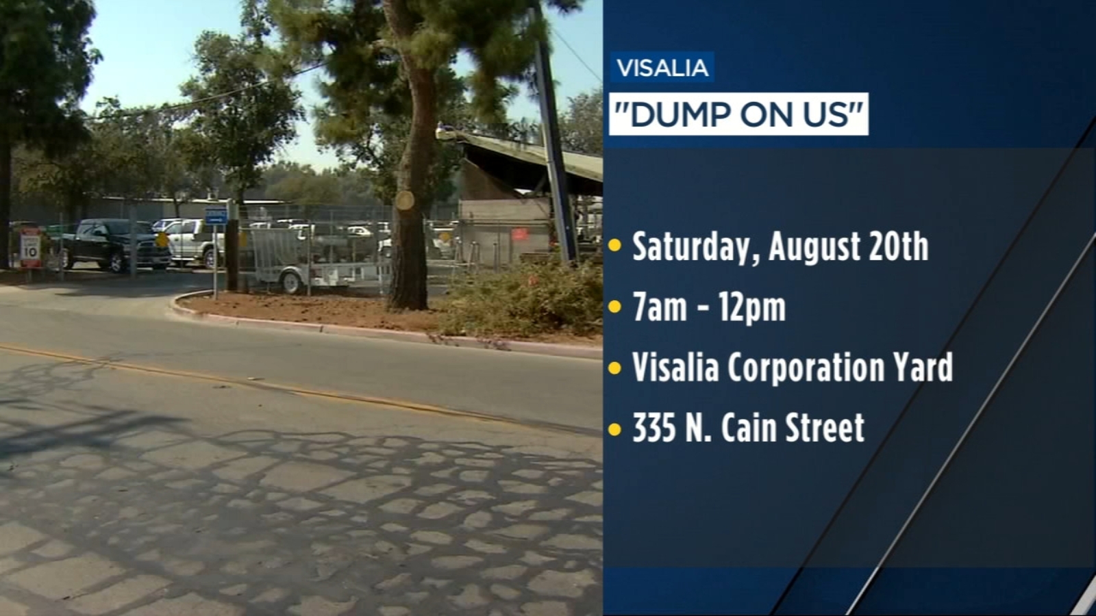 Visalia hosting citywide dump event this weekend ABC30 Fresno