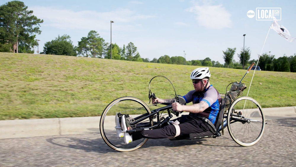 Jack DeLeuw trains for 2022 Warrior Games