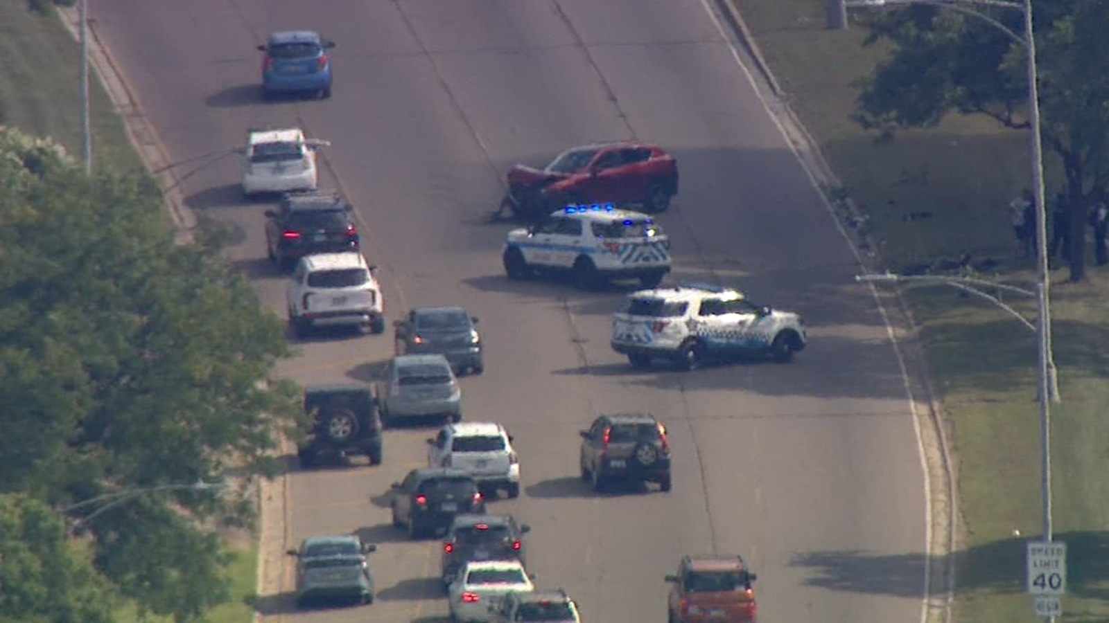 At least 3 injured in crash on DuSable Lake Shore Drive at Bryn Mawr in ...