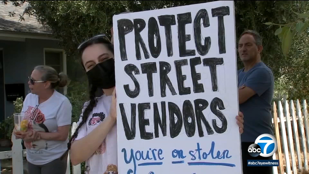 Woodland Hills residents rally behind vendor whose stand was attacked