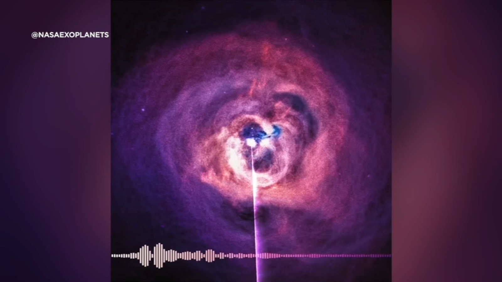 NASA releases 'haunting' audio clip taken from a black hole 240 million