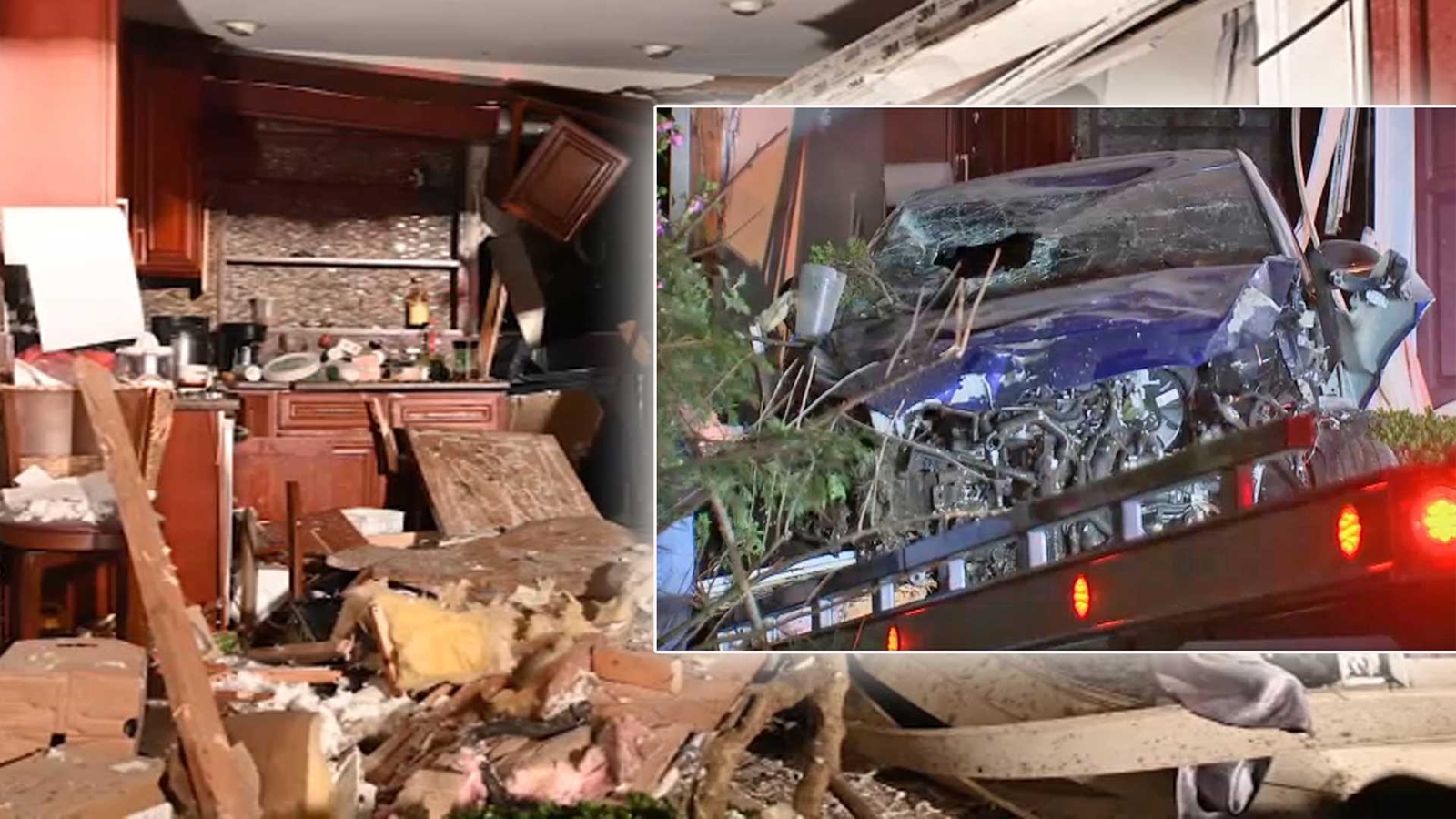 Long Island crash Car slams into condominium building in Farmingdale