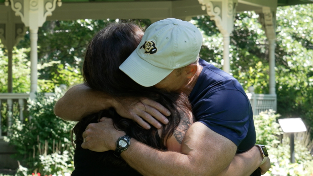 Highland Park shooting victim reunites with man who helped her survive