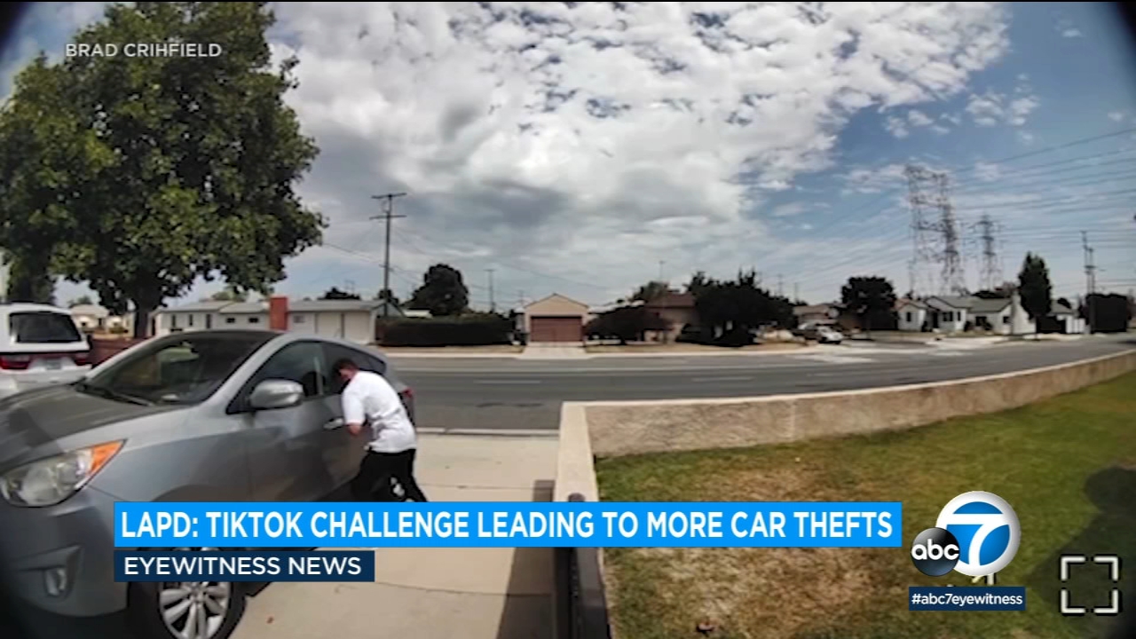 TikTok challenge leads to rise in car thefts in LA, police chief says
