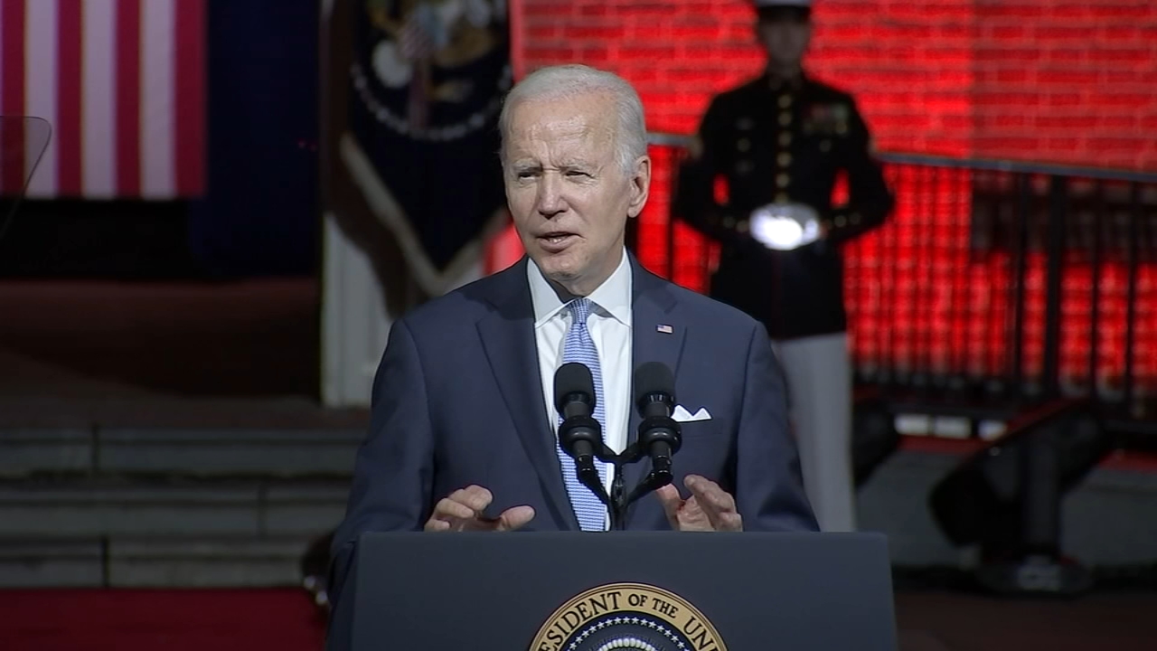 Biden at Independence Hall: Trump, allies threaten democracy 
