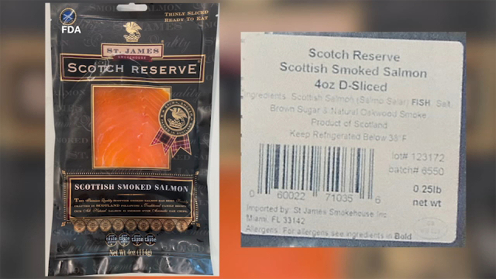 Smoked salmon product recalled after Listeria found in sample